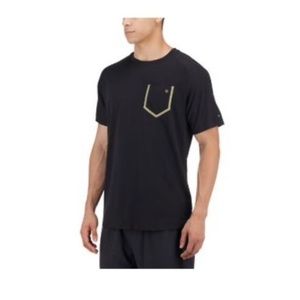 Saucony Short Sleeve Mesh Running Shirt Black